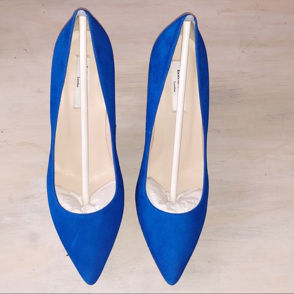 LK Bennett Shoes - L. K. Bennett blue floret suede court pumps